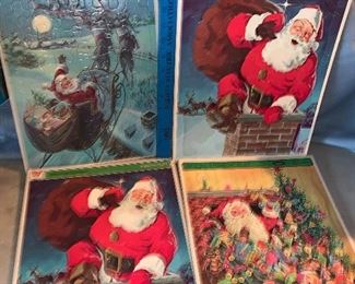 Santa Puzzles, All $20.00 (Per the family's request this item is not half price)