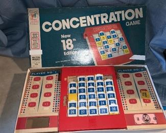 Concentration Game 18th Edition $10.00