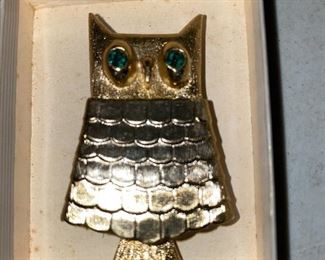 Owl Perfume Pin $5.00