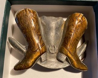 Cowboy Boots Belt Buckle $8.00