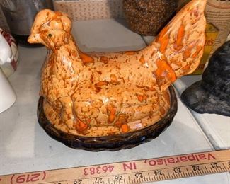 Ceramic Hen on Next $6.00