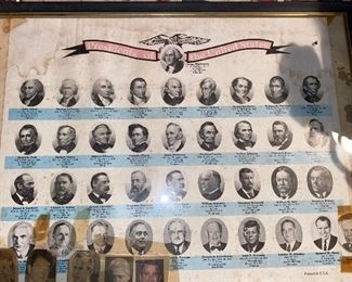 Presidents Framed $5.00