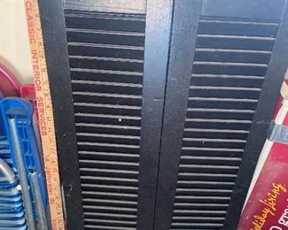 2 Sets of Shutters $20.00
