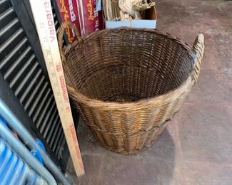 Wicker Laundry Basket $12.00