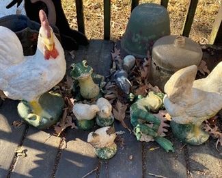 All Shown Frogs, Chickens and Chicks $25.00