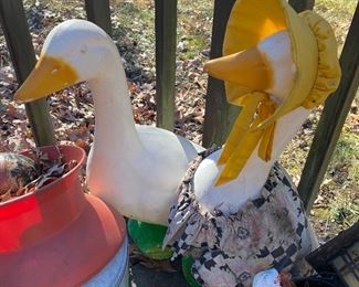 Both Plastic Geese $25.00