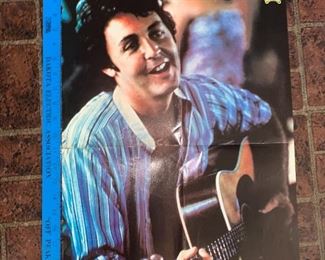 Paul McCartney Poster $8.00
