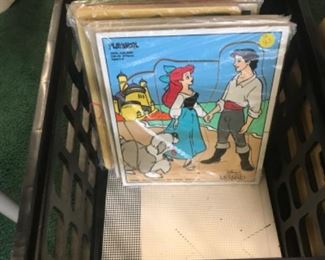 Vintage wooden puzzles