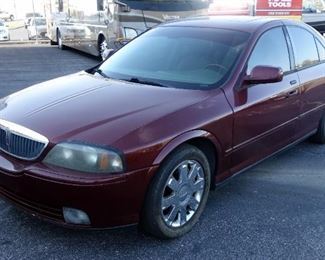 2004 Lincoln LS 4 Door Sedan Passenger Car, V8, 3.9L, 242,924 Miles, VIN # 1LNHM87A44Y620213