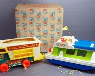 Fisher-Price Camper And Houseboat, In Box