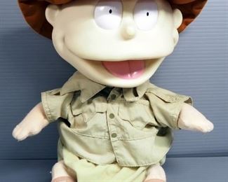 Rugrats Talking Tommy Pickles, Handheld Electronic Games, (Pacman, Ms. Pacman And Aladdin (All Power On)) And Lunchboxes With Thermoses, Qty 2