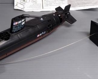Motorworks USS Dallas RC Submarine And New Bright RC Mustang, In Box