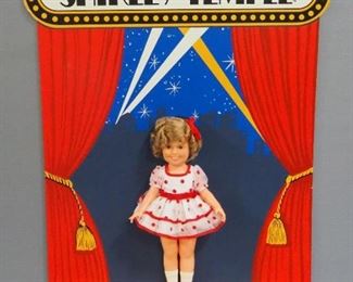 Ideal 1962 Shirley Temple Display With Doll