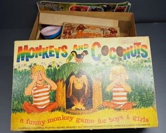 Schaper Monkeys And Coconuts No. 402 Board Game