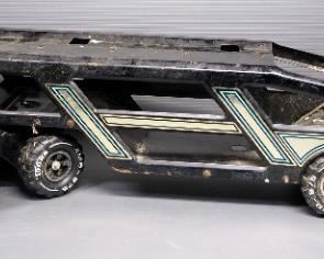 Tonka XMB-975 Car Carrier No. 70-018 And Cab No. 70-001, And Tonka Road Grader Diesel No. 600