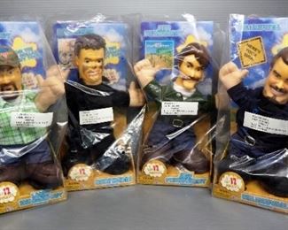 New Adventures Blue Collar Comedy Tour Talking Dolls, Includes Jeff Foxworthy, Larry The Cable Guy, Bill Engvall, And Ron White, All In Packaging