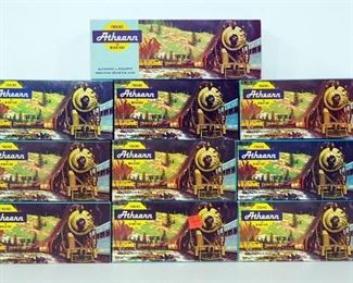 Athearn Miniature Train Cars, Various Styles, In Boxes, HO Scale, Qty 10