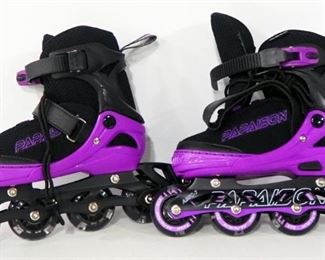 Papaison Children's Inline Roller Blades, Size Small, 64mm 82A Wheels