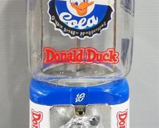 Mickey Mouse And Donald Duck Vending Machines, Qty 3, Various Sizes And Styles