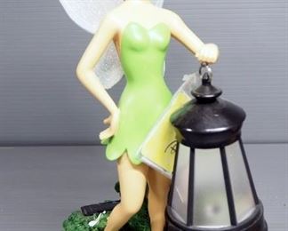 Walt Disney Tinkerbell LED Solar Light, 12" High And Mickey Mouse Table Lamp, Powers On