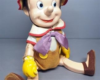 Pinnochio Collection, Brands Include Disney And Ideal, 1 Has Crack In Head
