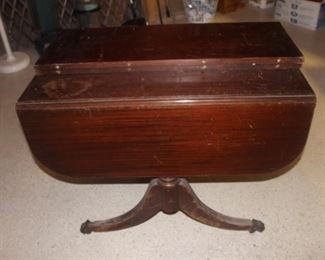 Drexel Duncan Phyfe  w-38   D-16   2/leaves 8” each