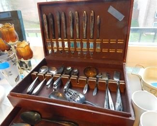 Silver plate flatware