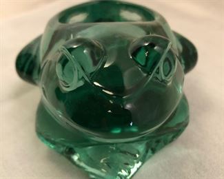 Indiana glass frog votive.