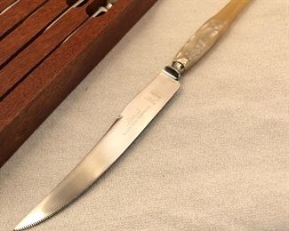 Vintage Sheffield of England steak knives.