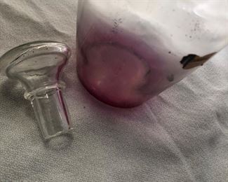 French decanter that needs a cleaning :/