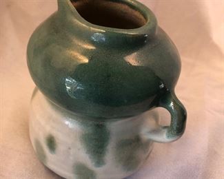 Studio pottery creamer.
