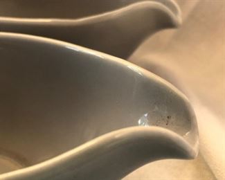 Homer Laughlin gravy sauce boats. 