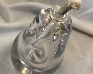 Kosta Boda...lost the perfume dabber now a little oil candle.