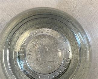 The Order of Gentlemen high ball glass.