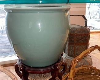 Asian style plant pot $225
