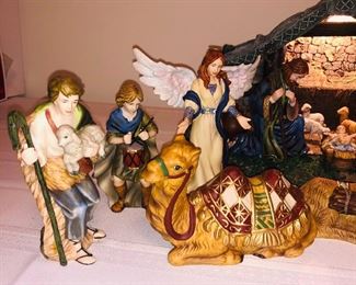 Nativity Set by Thomas Kincade