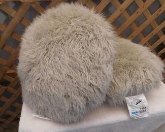 2 Project 62 soft round toss pillows 20in diameter