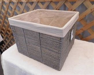 Threshold Hand crafted paper rope storage basket 14 3/4in L x13in W x 11in H