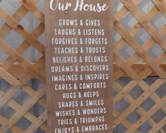 Threshold wall art 12in W x 36in H