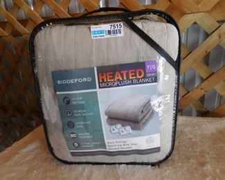 Biddeford Full/Queen Heated Microplush Blanket