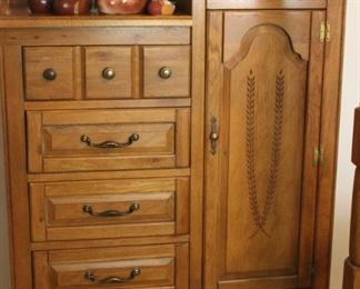 Oak Armoire 