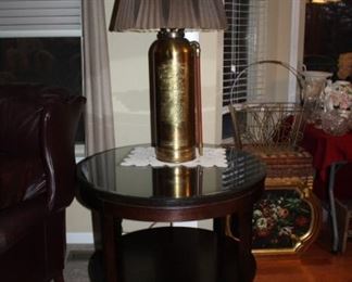 ACCENT TABLE, LAMP