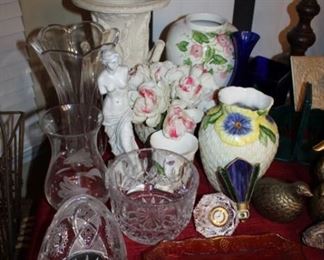 CRYSTAL, VASES