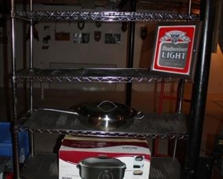 METAL RACK, ROASTER