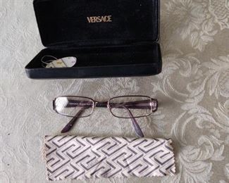 VERSACE GLASSES & CASE $65.00