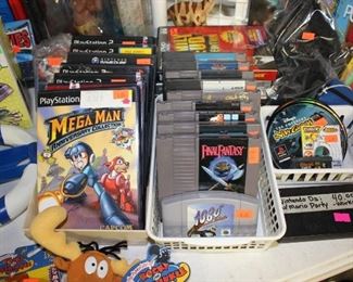 Classic NES, etc games.
