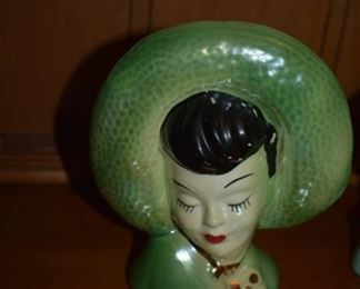Antique Hat Pin Head Vase