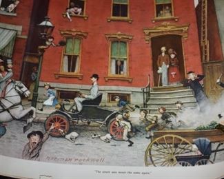 Antique Norman Rockwell Prints that were still in their original Ford Motor Company Tubular Mailing Package, you will be buying the prints and the Tubular Mailing Package as one Item.