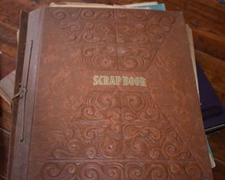 These are Antique Scrapbooks, I chose to show you the covers of each book and some truly random pages from inside each book. All books are full and the contents of each are Awesome!