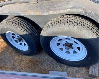 14' double axle all metal trailer